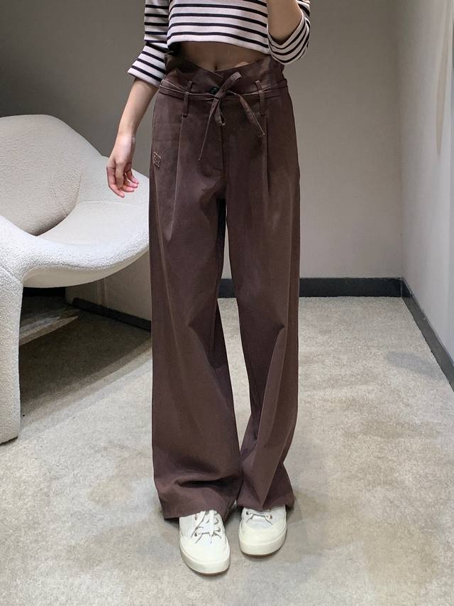 25 Fashion design sense all-match cover cross slim age reduction casual pants lo