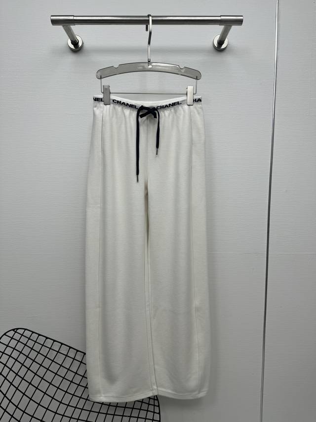 25 New high waist contrast color design loose slim drape casual pants autumn and