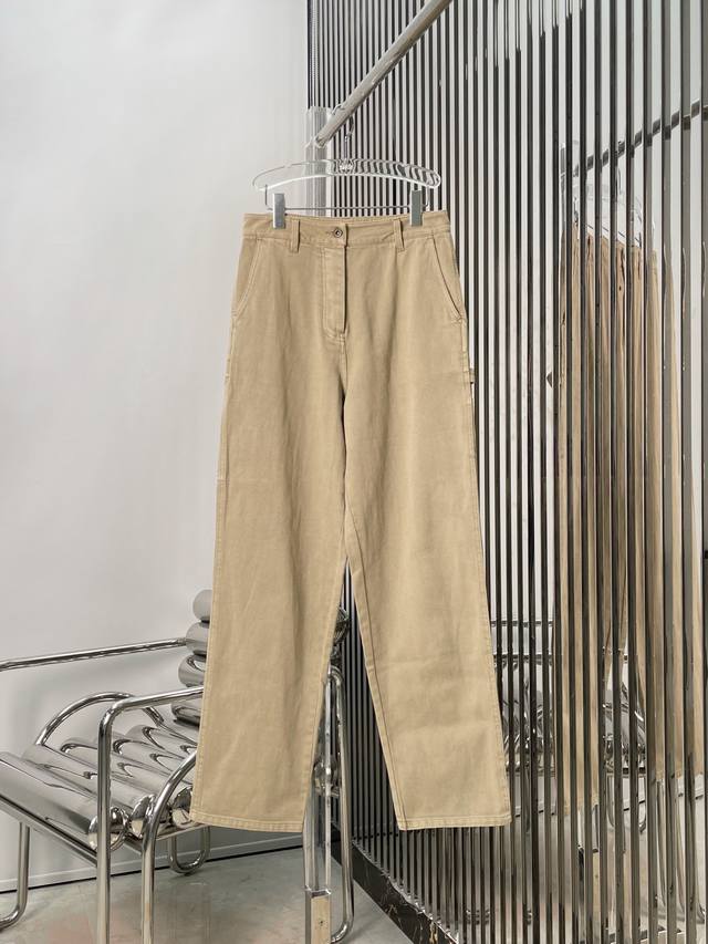 Actual photos of the latest Miu 25New washed and distressed milk tea color Fren