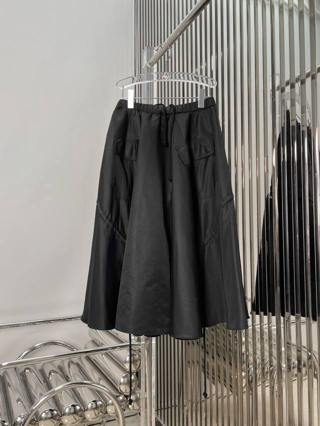 Actual photos Latest Pr 25New recycled nylon drawstring skirt Size: Sml DDD