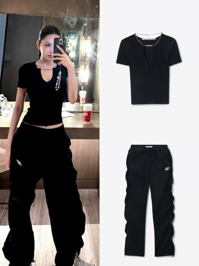 25Pf Early Autumn Zhou Yangqing Same Alexander Wang Zipper Sports Windproof Suit