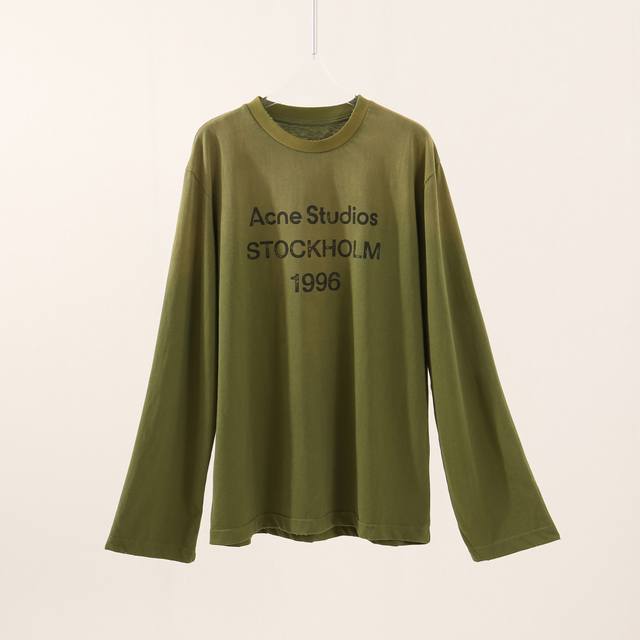 25Pf Early Autumn Acne Studios Avocado Green Long Sleeve Tsml DDD: Green DDD