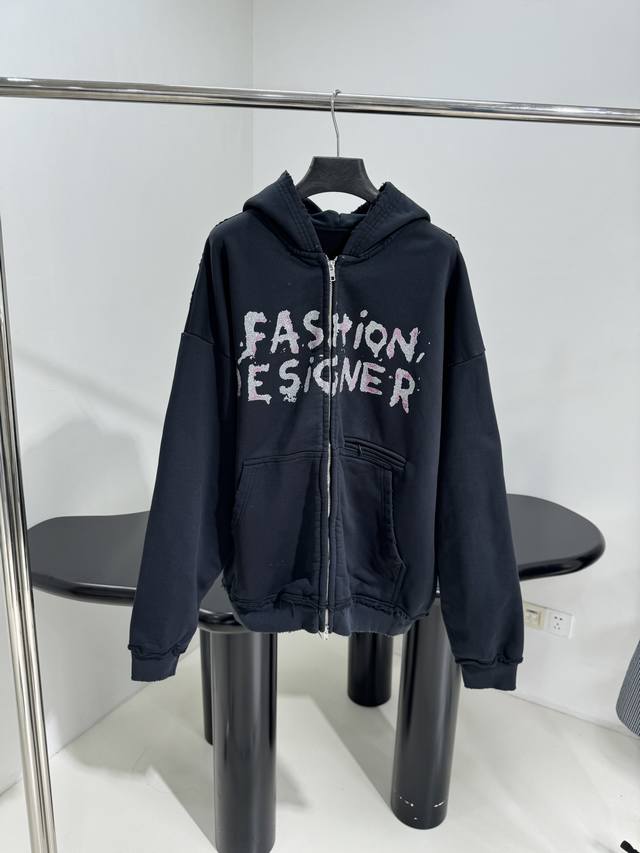 25 Early Fall New Arrival Fashion Large Zipper JacketRetro jersey fabricRegular