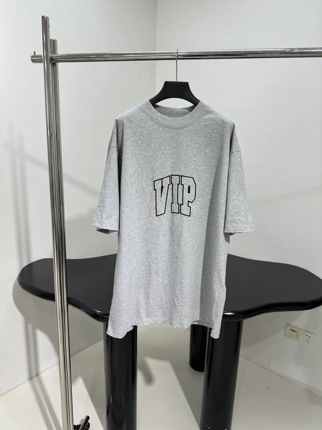 Vip Team Logo Boxy Oversized T-shirtCustom-dyed vintage jerseyVip Team Logo embr