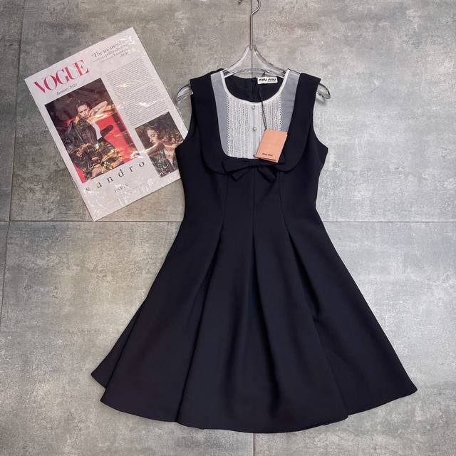 Reorder and shipment M*U2025 early autumn new chaebol daughter small dress, age-