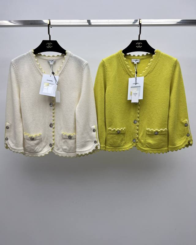 Chane* three-quarter sleeve knitted cardigan25C Resort SeriesMade of 100* cashme