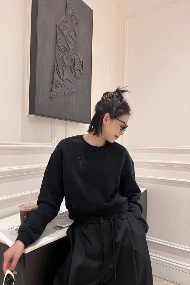 Original Cha... 2025 Fall/Winter new stylish casual round-neck sweatshirt. The