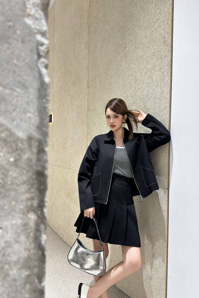 Original Pp... 2025 Early Fall new stylish lapel jacket. Custom-made from import