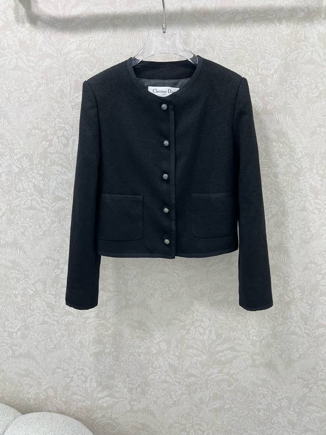 Dio*25 New round-neck dress jacket, custom-made with imported Yb woolen material