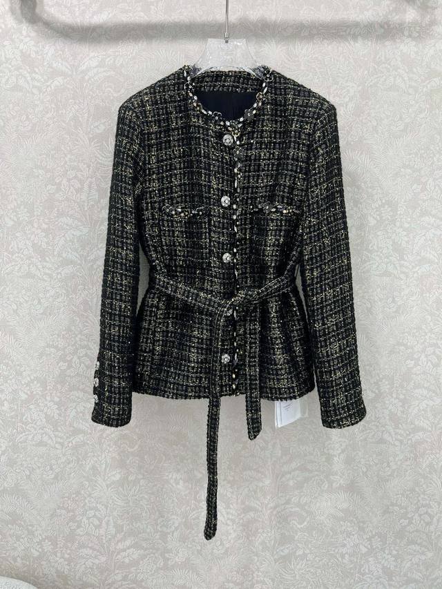 Chan*L25 High-end version of the heavily beaded jacket. 100% silk lining. Round-