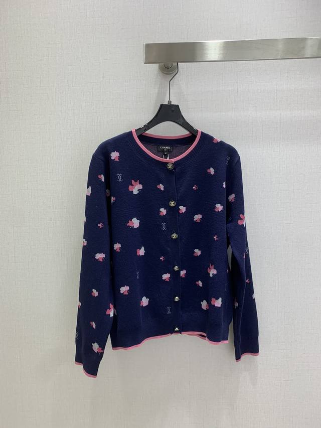 Highly recommend Chane*2025 early autumn new knitted round neck cardigan classi
