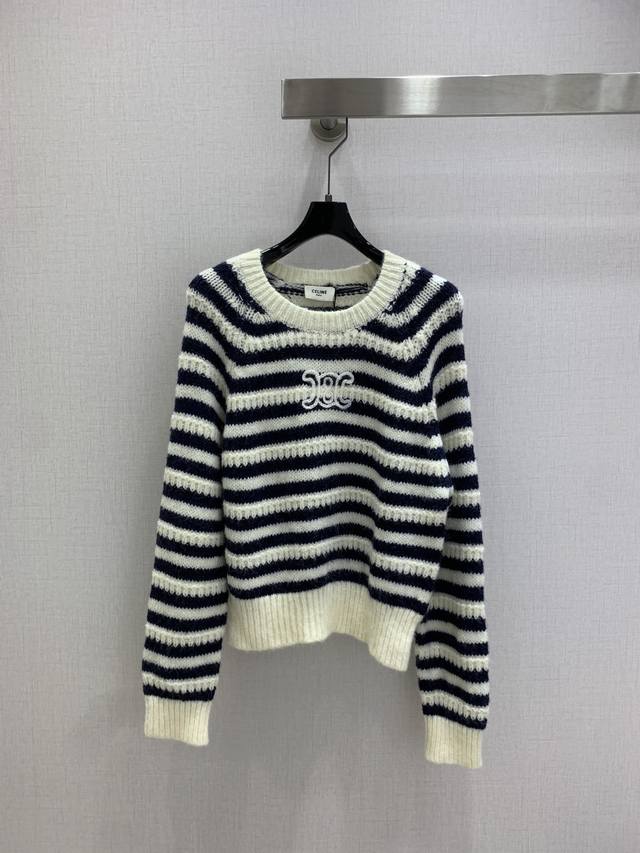 Highly recommend Celin*2025 early autumn new style knitted round neck pullover