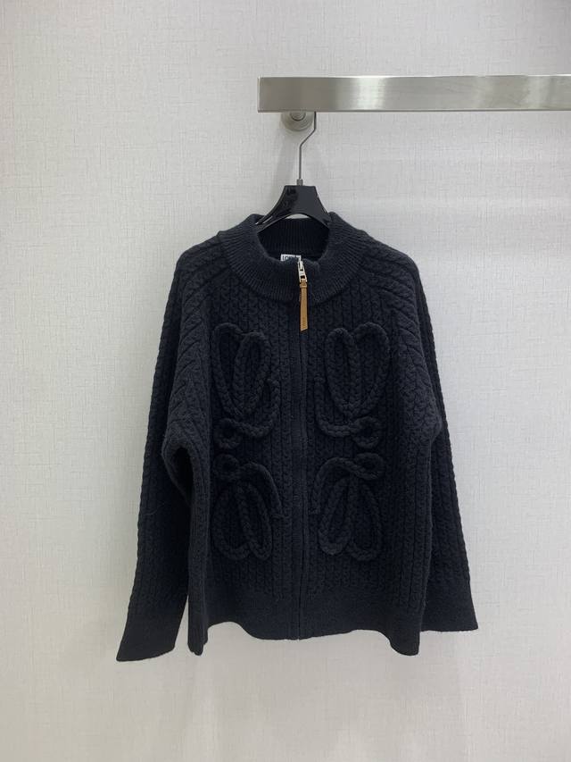Highly recommend Loew*'s new 2025 crochet jacquard cardigan. Made from custom Yb