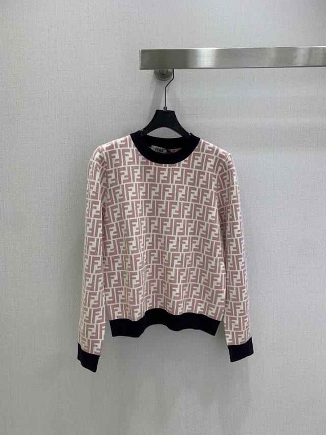 Highly recommend Fend*'s new 2025 Early Fall jacquard pullover sweater! Crafted