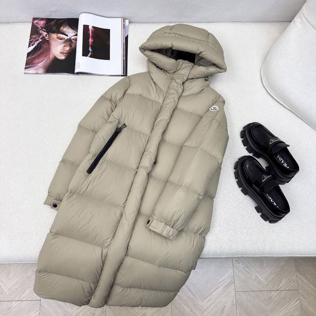 Original quality Mc 25Ss latest autumn and winter logo-embellished hooded long