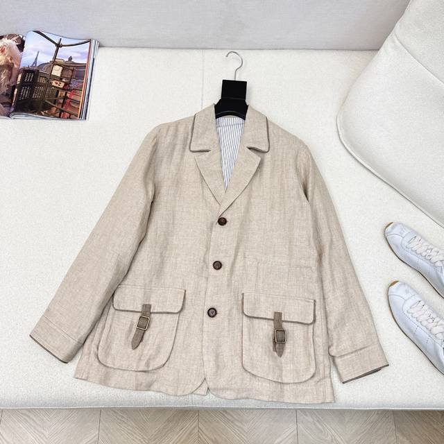 Exclusive first release Lp30Ss latest autumn and winter hunting linen jacket wi