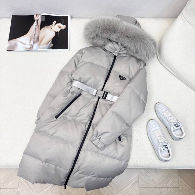 Exclusive first-run original quality Pd 25Ss latest fall/winter fur collar hood