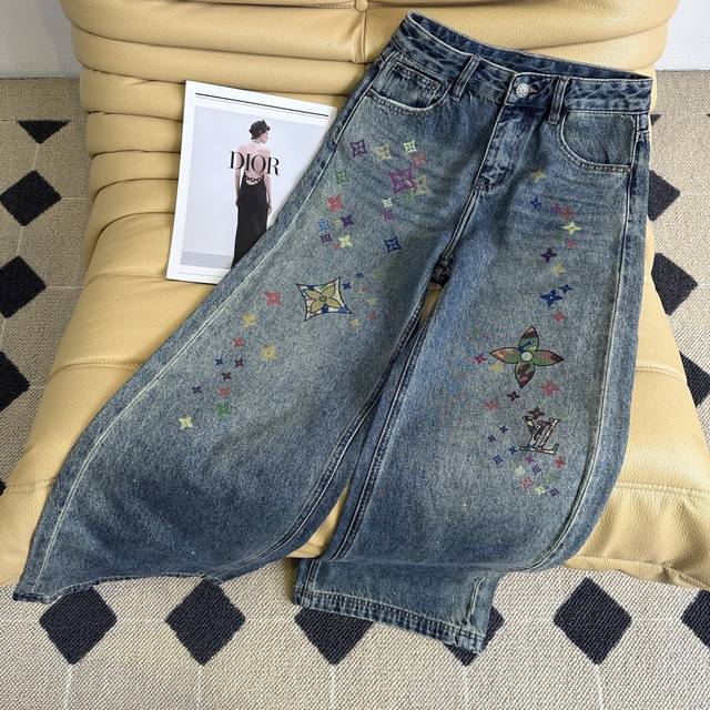 Early Autumn New Arrivals 25Ss ~ L's heavy-duty vintage distressed spray-painte