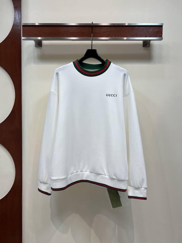 Gjia 25 early autumn new round neck long sleeve sweatshirt with classic red and