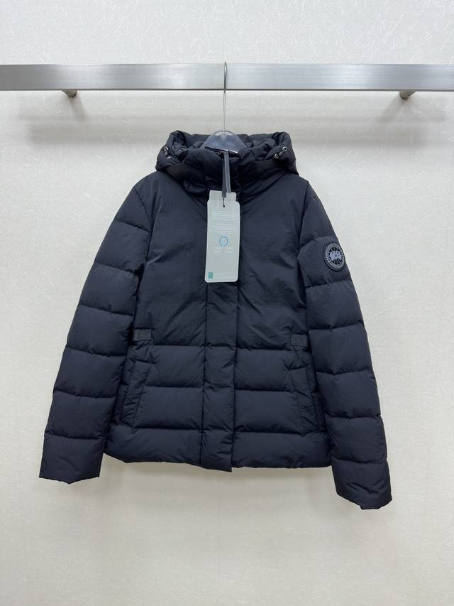 Canad* Goos*25Ss New Autumn/Winter Hooded Down Jacket with Custom Hardware and E