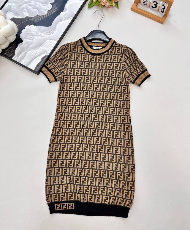 Fendi Classic Collection...Ff Logo knit dress! I love this one, it's so chic! It