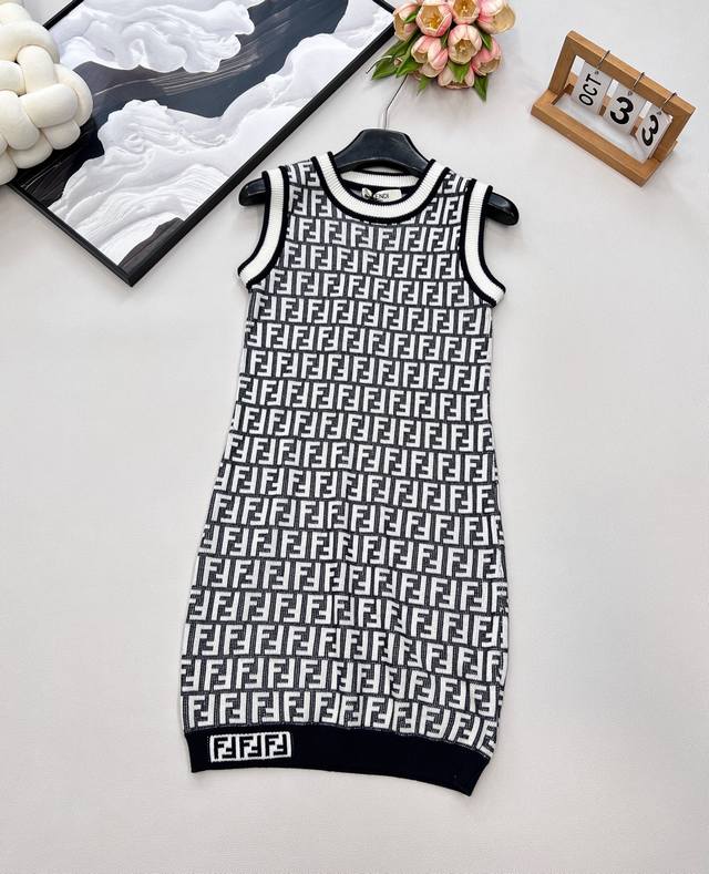 Fendi Classic Collection...Ff Logo knitted dress. I love this one