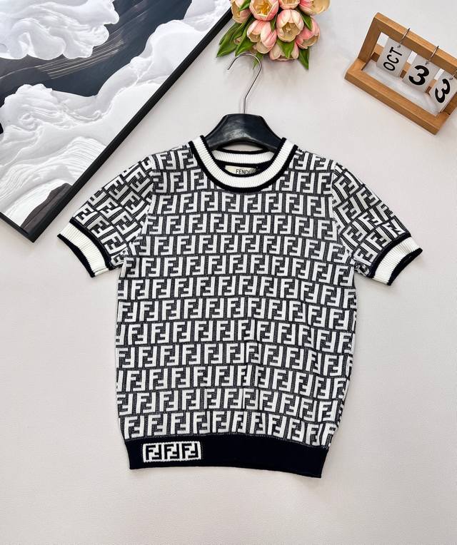 Fendi's classic Ff Logo knit short-sleeve! I love this one, it's so stylish! It
