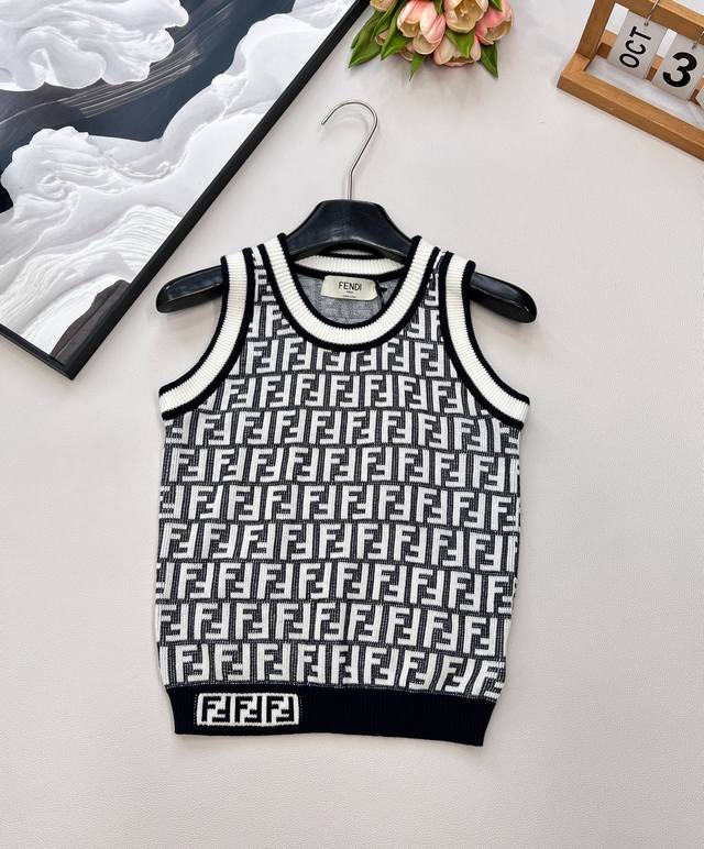 Fendi Classic Series...Ff Logo Knit Vest! I love this one, it's so elegant! It m
