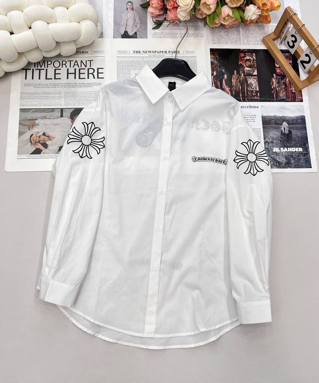 Chrome Hearts 25Ss new Chrome Hearts shirt! This shirt is so stylish and looks g