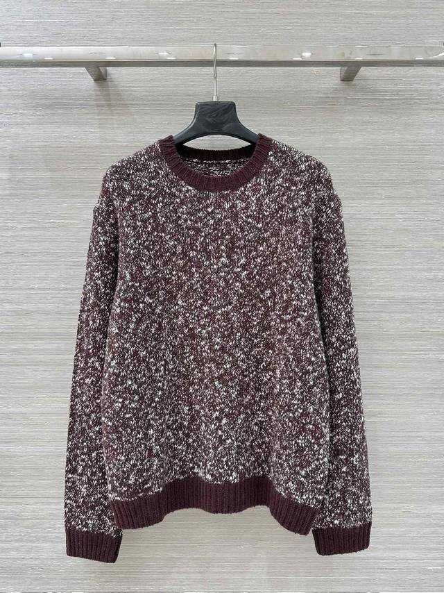 Exclusive first-run, original quality PR premium floral cashmere crew neck top