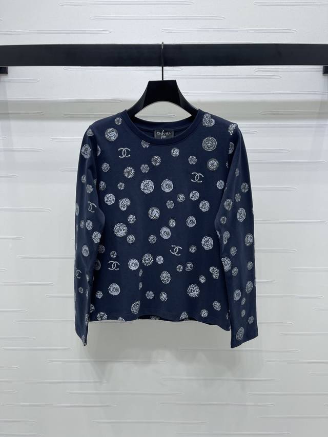 New, original, high-quality Chane* 2025 Early Fall collection! Round-neck long-