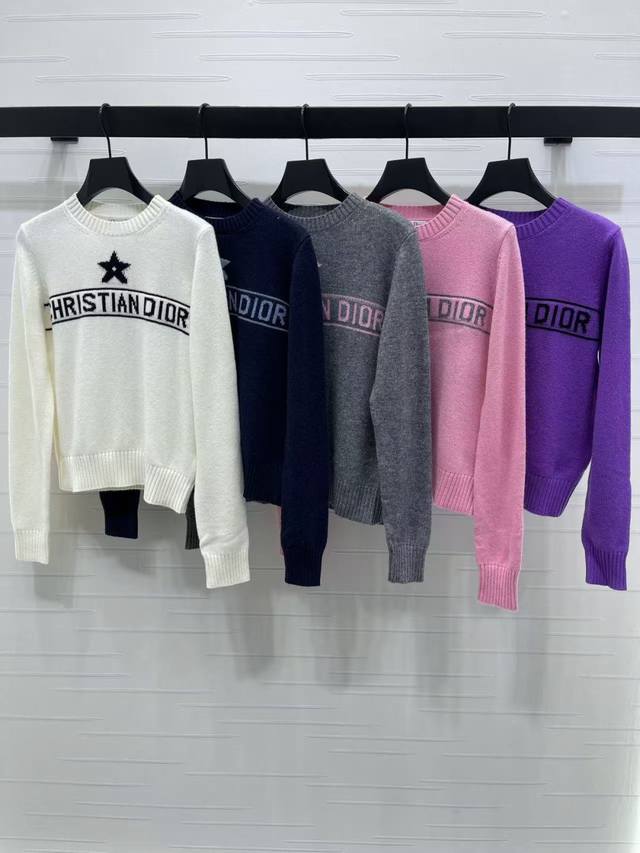 New, original, high-end quality Dio* 2025 Early Spring Collection! Star-knit lo