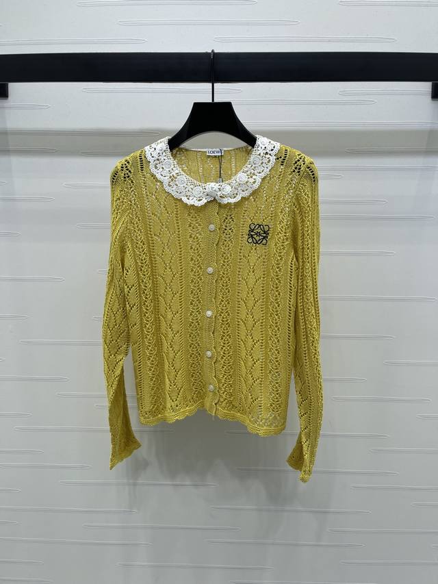New, original, high-end quality, Loew* 2025 Early Fall collection! Lace-neck ho