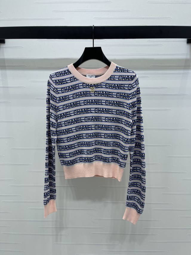 New, original, high-quality Chane* 2025 Early Fall collection! Knitted sweater