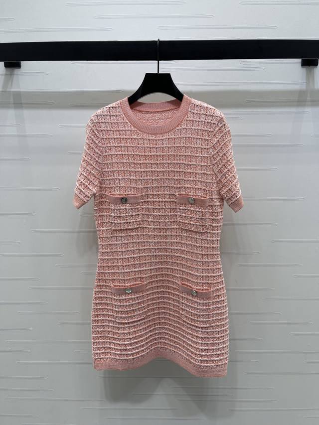 New, original, high-quality Chane* 2025 Early Fall collection! Round-neck knit