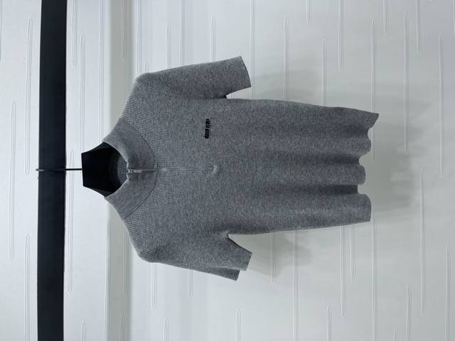 New, original, high-end Miumi* 2025 Early Fall collection! Stand-up collar, zip