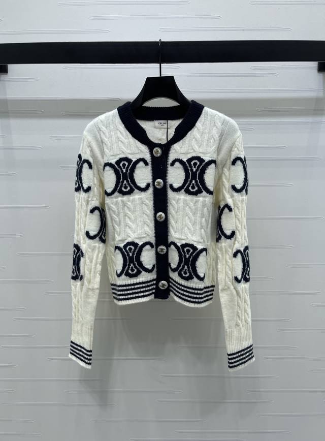 New, original, high-quality Celin* 2025 Early Fall collection! Contrast Arc de
