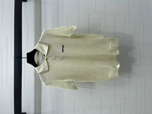 New, original, high-quality, Miumi* 2025 Early Fall collection! Hollow-knit lap