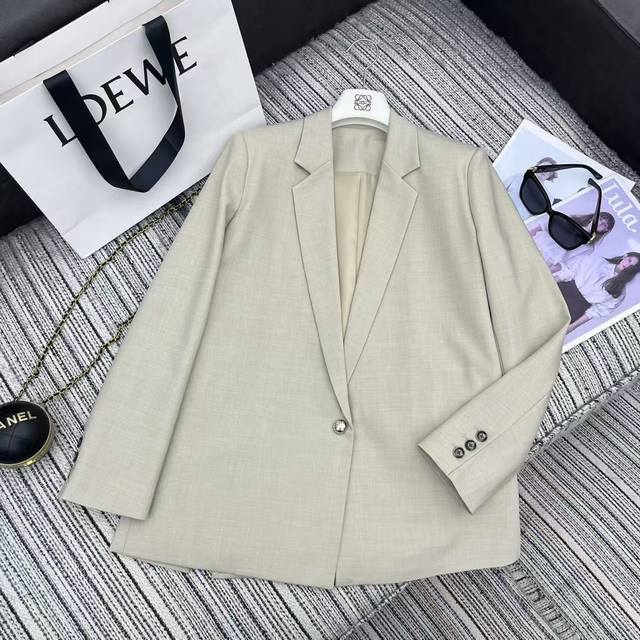 Highly recommend the 25th year early autumn series Loe* new lapel suit jacket tw