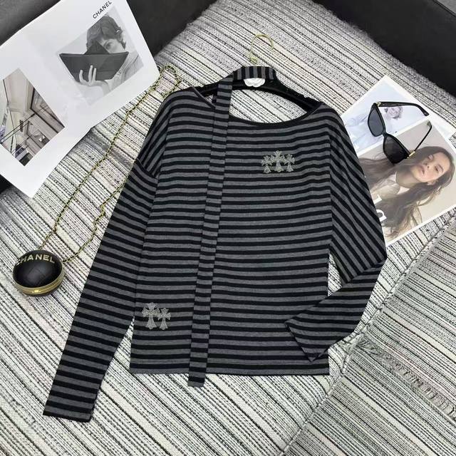 Strongly recommend the 25th year early autumn series Croix * new striped oblique