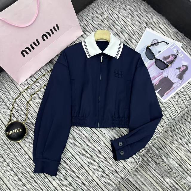 Strongly recommend the 25th year early autumn series Miu* new contrast color kni