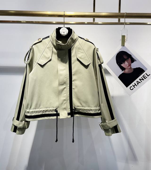 New Arrival, Highly Recommended: High-End Moto-Pattern Leather Trench Coat 25Aw