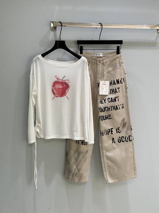 25Ss Early Fall New Arrivals! These graffiti jeans are full of street chic! The