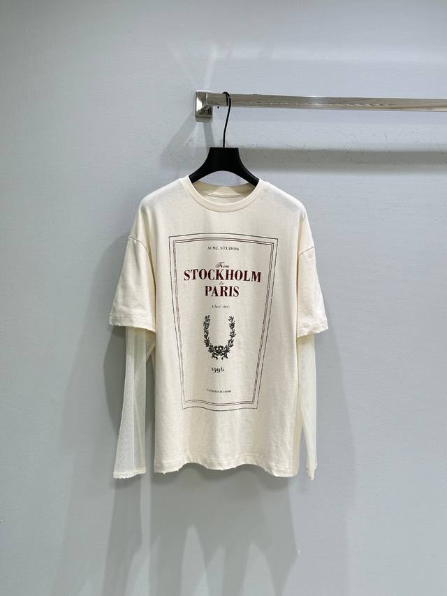25Ss New arrival for early fall! This T-shirt is crafted from cotton jersey for