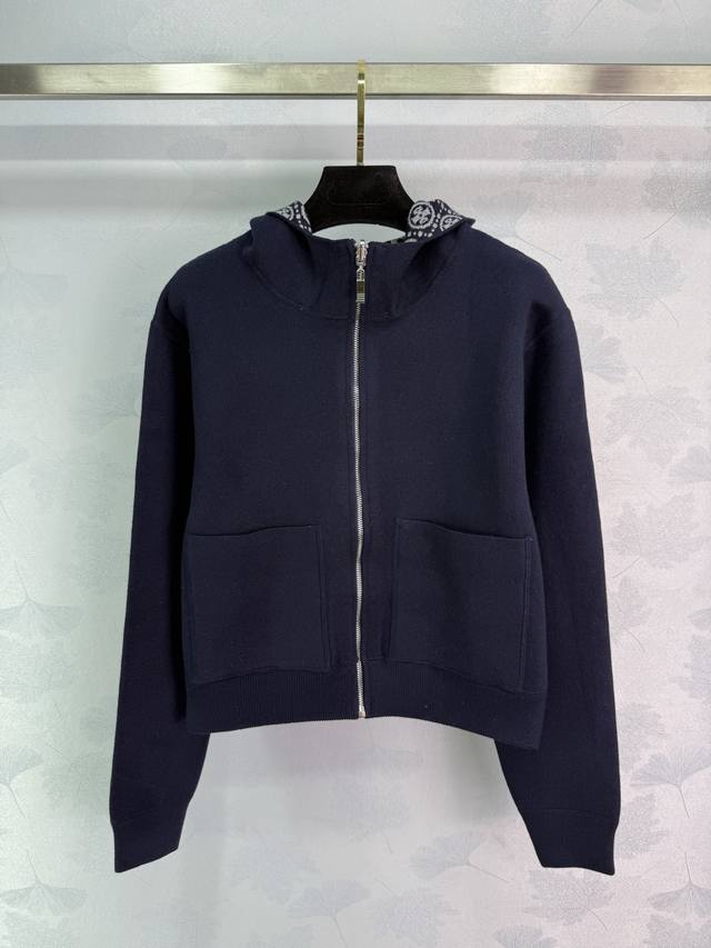 Tb*25 New autumn and winter hooded double-sided jacket with monogram pattern des