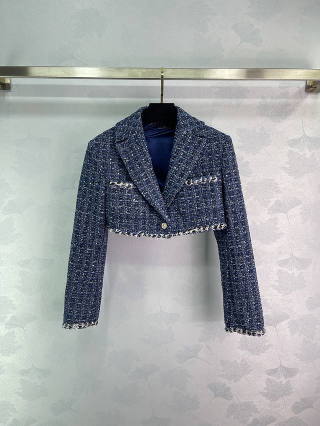 Chane*2025 new heavy-duty short dress jacket, custom-made with imported YB wool