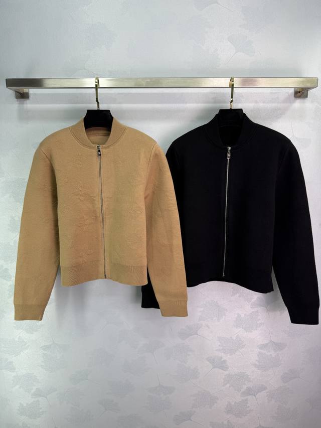 Lou*'s latest 2025 Early Fall collection! A jacquard monogrammed cardigan jacket