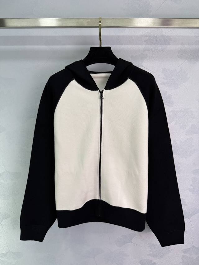 Dio* 2025 Early Fall Collection! Hooded knitted long-sleeved cardigan! Custom-ma