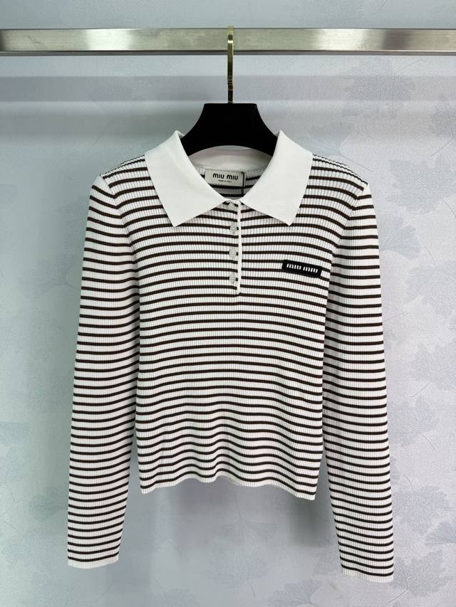 Miumi*Who knows! Miu Miu's classic striped sweater!! It embodies the French swee
