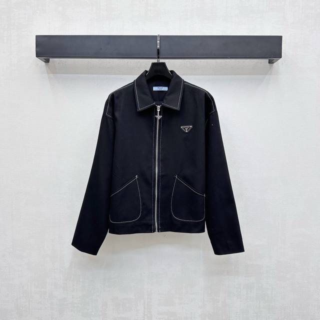 Prad*2025 New Arrival. Custom lapel denim jacket. Made of imported YB twill cott